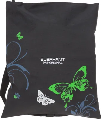 Produktbild von Turnbeutel Sportbeutel Mädchen Elephant Hero Signature Attach Bag Wäschebeutel mit Schultergurt am Rucksack fixierbar 12677 Butterfly Grün
