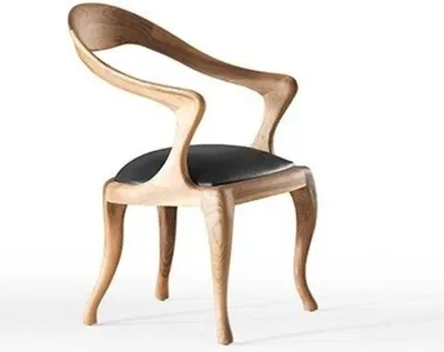 Obrázek produktu pro Moderní dřevěná židle do jídelny Designové křeslo židle