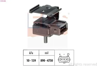 Produktbild von EPS Luftdrucksensor Höhenanpassung 1.993.068 für VOLVO V70 I (875, 876)