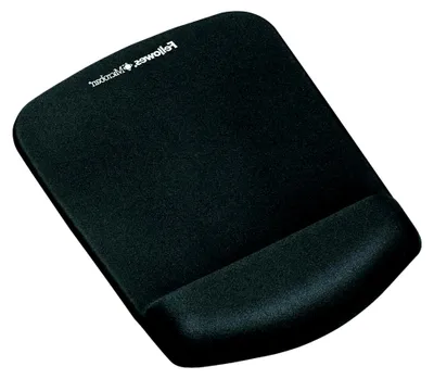 Produktbild von Ergonomisches Mauspad mit Handgelenkauflage aus PlushTouch™, weiche Handballenauflage aus Gel und Memoryschaum, schwarz