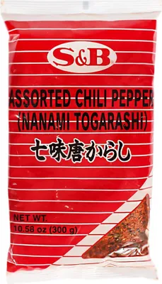 Produktbild von S&B Togarashi Mischung aus 7 Gewürzen 300 g