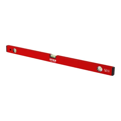 Produktbild von STIER Wasserwaage 80 cm Aluminium ± 1,0 mm/m drei Libellen
