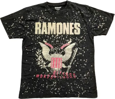 Produktbild von Ramones - "Eagle" T-Shirt für Herren/Damen Uni RO5253 (XXL) (Schwarz)