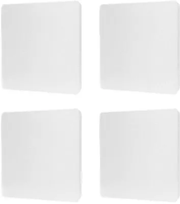 Produktbild von Plastikabdeckungen für Wandgat - Selbstklebend - 8,6 x 8,6 cm