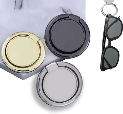 Obrázek produktu pro Sada držáků na sluneční brýle – samolepicí – montáž na zeď – sada 3 ks – černá