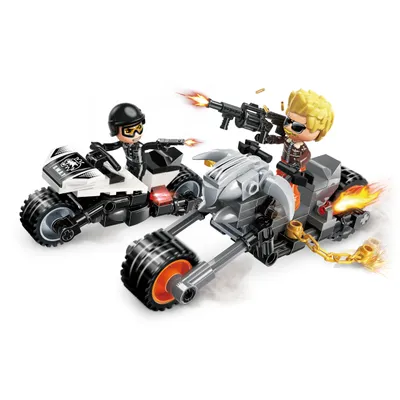 Produktbild von Qman Mine City Police W11011-3 Modifizierte Motorrder