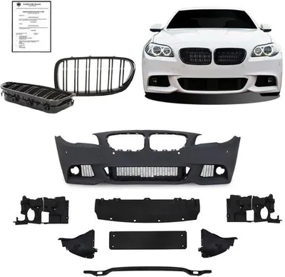 Produktbild von Sport Stoßstange SRA PDC Kühlergrill paßt für BMW 5er F10 Limo F11 Touring