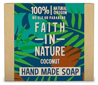 Immagine prodotto di Sapone solido naturale al cocco, Faith in Nature, 100 gr