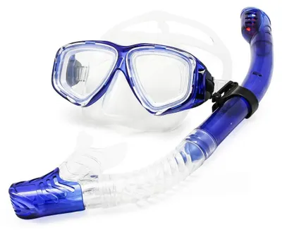 Produktbild von Tauchset mit Myopie Schnorchel und Tauchbrille für Erwachsene