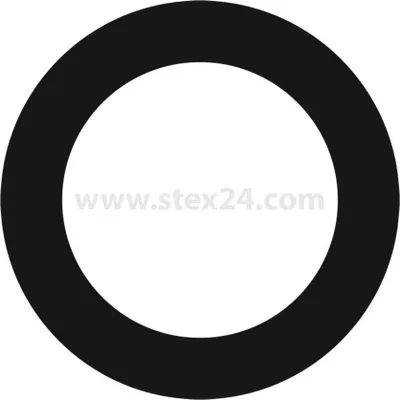 Produktbild von Georg Schlegel Bezeichnungsschild Grafik-Symbol Kreis / Aus weiß - 1 Stück