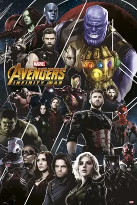 Produktbild von Avengers - Infinity War - Characters - Poster Druck - Größe 61x91,5 cm