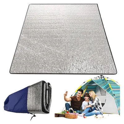 Productafbeelding van Omgoods - Opvouwbare tentmat - Isolatiemat voor camping en yoga - 200 x 200 cm