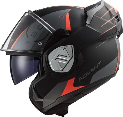 Obrázek produktu pro Výklopná přilba se sluneční clonou | LS2 FF906 ADVANT | Motocyklová přilba výklopná helma 180º | Motocyklová přilba skládací | Certifikát ECE 22.06 | S (55-56cm)
