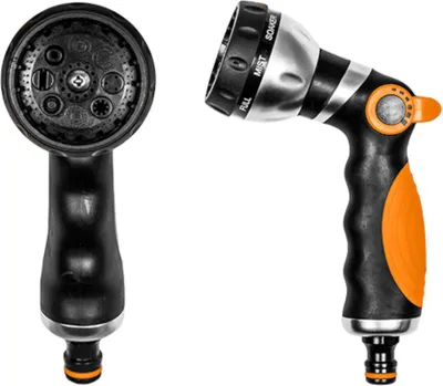 Image de BRADAS Pulvérisateur de jardin avec tuyau - 8 fonctions, tête métallique BLACK LINE BR-ECO-2038