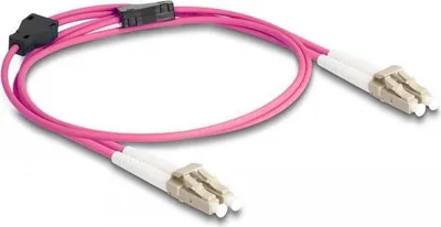 Image de DELOCK LWL Kabel mit Metallarmierung LC Duplex Multimode 1m