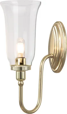 Produktbild von Elstead Blake LED Wandleuchte G9 Poliertes Messing IP44