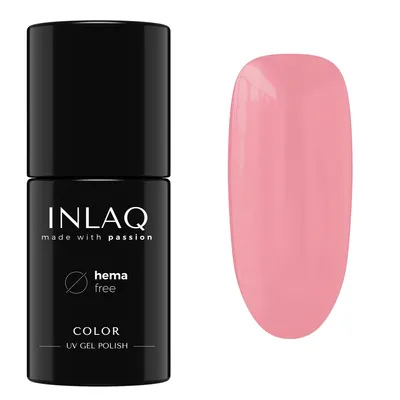 Zdjęcie produktu dla INLAQ Lakier Hybrydowy Półtransparentny Marker Pink 6ml HEMA Free