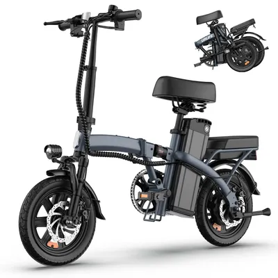 Image de E-RIDES E-Bike Vélos pliants 14 pouces E-Bikes 250W, 25km/h, 60 km d'autonomie, 36V/7,5Ah AKKU Vélo électrique pliable E-Bike City E-Bikes & E-Hollandräder