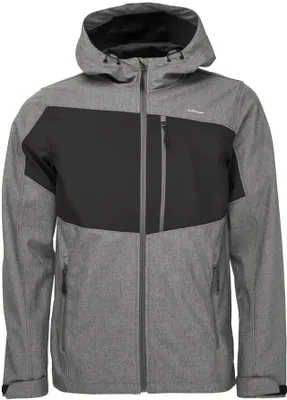 Obrázok produktu pre Pánska softshellová bunda Loap Ladan Gry-blk Grey - XL
