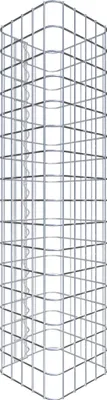 Produktbild von Gabionensäule eckig 27  cm x 27  cm, 80 cm Höhe, MW 5 cm x 5 cm