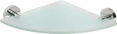 Produktbild von X-ROUND E Eck-Glasablage 235x255mm, Chrom