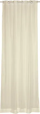Produktbild von SCHÖNER WOHNEN-Kollektion Transparenter Ösenvorhang SOLID Beige 140 x 250 cm