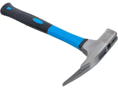 Image de Marteau de Coffreur 600 g - Manche en Fibres de Verre - DIN 7239 - Résistant et Ergonomique, Pro - D-Work