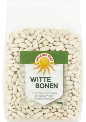 Zdjęcie produktu dla Fasola biała Valle del Sole 900g – Wysoka jakość, wysoka zawartość błonnika i białka