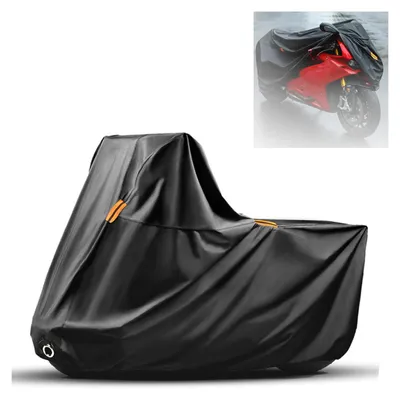 Obrázek produktu pro Ochranný obal na motocykl, voděodolný, vyrobený z materiálu 420D s reflexními pruhy