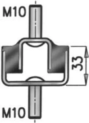 Produktbild von DINEX Auspuffhalter passend für MERCEDES-BENZ Citaro (O 530) Auspuffanlage Montageteil 69804