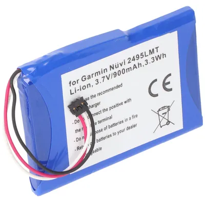 Produktbild von AccuCell Akku passend für den Garmin Nuvi 2405 Akku 361-00035-03, 2455 LMT