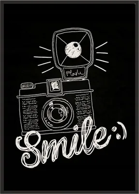 Obrázok produktu pre Obrazový plagát v ráme 53x73 cm Smile P1072