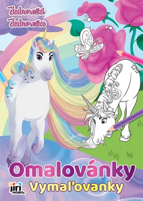 Obrázok produktu pre Jednorožce - Omaľovánky A4