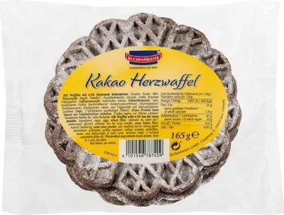Produktbild von KuchenMeister Herzwaffeln Kakao 165g