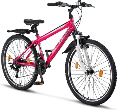Immagine prodotto di Chillaxx Bike Escape mountain bike premium da 24 e 26 pollici per ragazze, ragazzi, uomini e donne - cambio a 21 velocità