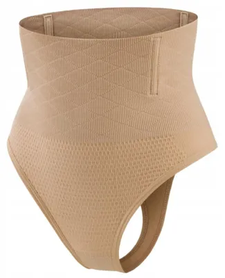 Produktbild von Damenunterhosen - Slips - schlank machend - für Frauen - hoher Bund - hohe Qualität - Beige - XXL