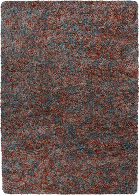 Image de Tapis de couloir pour salon, couleur terracotta, dimensions 60x110 cm, motif texturé