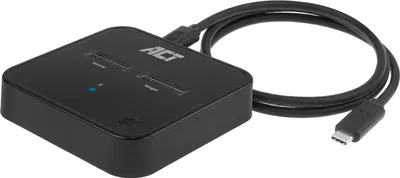 Produktbild von ACT M.2 NVMe/PCIe Dual SSD Docking Clone Station, USB-C 3.2 Gen2 AC1502