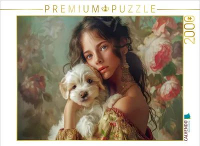 Produktbild von CALVENDO Puzzle Liebe zu Tieren | 2000 Teile Lege-Größe 90x67cm Foto-Puzzle für glückliche Stunden