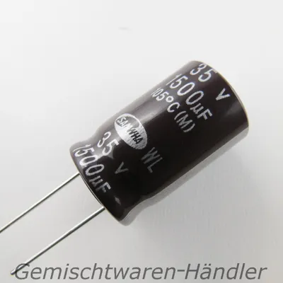 Produktbild von Elektrolytkondensator Kondensator Elko Becher / Montage=THT | Kapazität=470µF | Spannung=25V