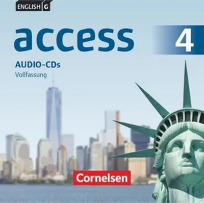 Obrázok produktu pre English G Access Band 4: 8. Schuljahr - Allgemeine Ausgabe - Audio-CDs