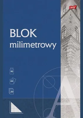 Image de Lot de 10 blocs de papier millimétré A4 20 feuilles Unipap