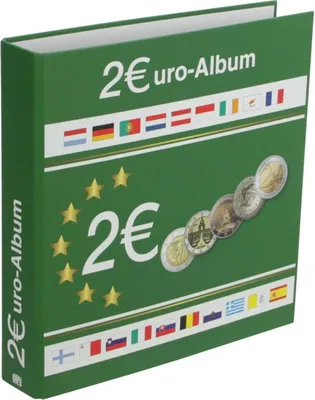 Produktbild von Münzensammelalbum für alle 2 Euromünzen. Für 80 Münzen