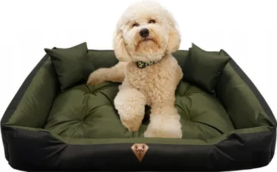 Produktbild von Hundebett Katzenbett 130x105 Cm Hundekissen Hundesofa Hundekorb Hundecouch Sofa Grün