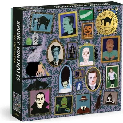 Produktbild von Gruselhafte Porträts – Puzzle mit 500 Teilen, Folienoptik