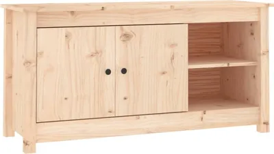 Produktbild von TV-Schrank 103x36,5x52 cm Massivholz Kiefer