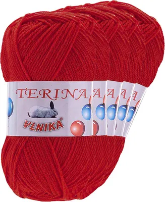 5 x 100g Terina Strickgarn Häkelgarn Wolle Acrylwolle pflegeleicht Farbwahl
