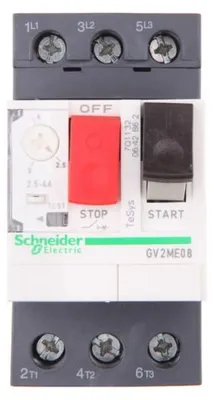 Productafbeelding van GS motorbeveiligingsschakelaar GV2ME08 C Tesys, 2,5-4A