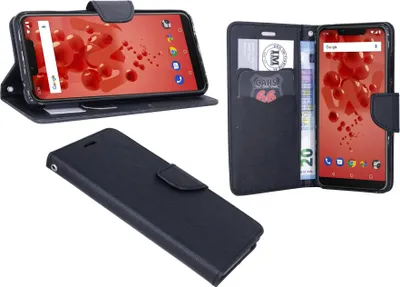 Produktbild von Wiko View 2 Plus Tasche Flip Case Handy Schutzhülle Schwarz