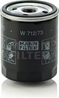Zdjęcie produktu dla Filtr oleju MANN-FILTER W 712/73